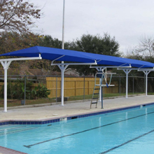 Cantilever swimming pole Structure